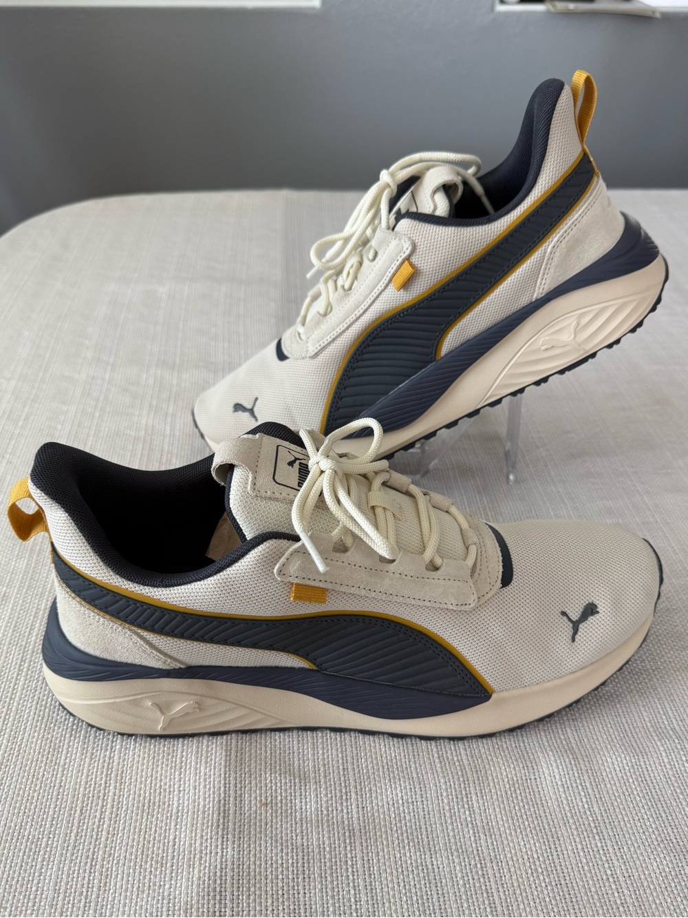 Puma men’s pacer 23 street suede and mesh sneakers